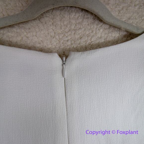 New! Dress the Population Monroe Side Slit sweetheart Gown White Bridal, size L - Picture 11 of 16